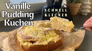 Thermomix: Schneller Vanille Pudding Kuchen (Blitzrezept mit einfachen Zutaten)