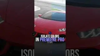 Isolate Colours in Premiere Pro Tutorial #premiereprotutorial