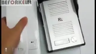 RL-3206B Apartment Home Security Doorphone Audio Doorbell ,2- wire intercom system unlock function
