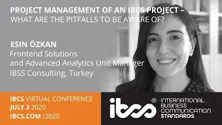 Esin: Project management of an IBCS project