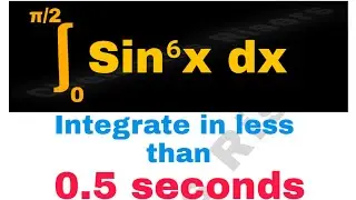 Integrating in less than 0.5 seconds | Trick | Wallis | #Maths #ChemathsRisers