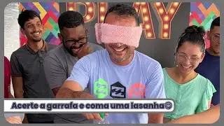 Acerte a garrafa e coma uma lasanha😋