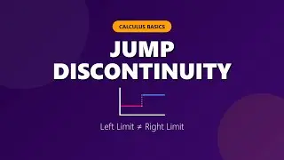 Jump Discontinuity Explained: Left vs Right Limits | Calculus 101