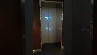 Burj Khalifa lift - 100 floors in 40 secs #dubai #life #lift #speed