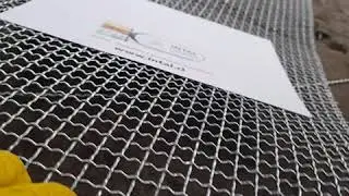 Malla ondulada 3/8x 16 multiuso abertura 9 mm en alambre de 1,65 mil&iacute;metros