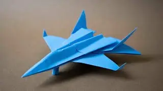 Come fare un Aeroplanino di carta | F14 Fighter ✈️