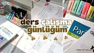 ●DERS &Ccedil;ALIŞMA VLOG●🤍☕️ #yks #10sinif 