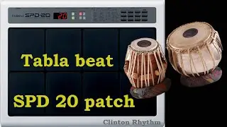 How to Play Tabla in Roland SPD 20| tabla tutorial | tabla beat | classical music | Indian beat|