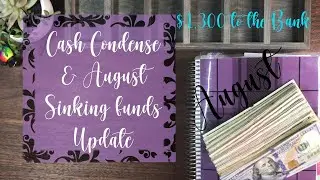 💰CASH CONDENSING & SINKING FUNDS UPDATE!!! | August 2022