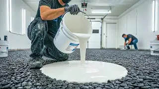 Top 5 Luxurious Epoxy Floors Featuring Resin Pours with Stone, Wood and 3D Design