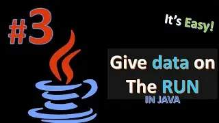 Give data on the run! |JAVA Basic Course - E3 | CODENUM