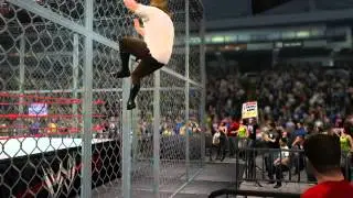 WWE '13 HIAC Undertaker vs mankind