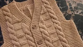 Burgulu Erkek Bebek Yeleği Yapılışı..