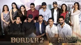 Border 2 Full Star Cast arrives at Grand Premiere | Sunny Deol, Varun Dhawan, Ahan Shetty,