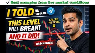 How Finding Every Breakout & Breakdown Trade | Nifty Option Trading | Exact Level Shared on Telegram