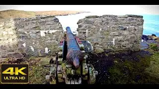 4K Walk from Collieston to Old Slains Castle | Scottish Countryside [short preview]