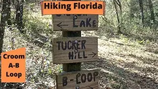 Hiking Florida Croom A-B Loop Withlacoochee State Forest (2021)