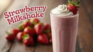 WITHOUT SUGAR |STRAWBERRY MILKSHAKE |Fresh Strawberry Milkshake|Strawberry Icecream Milkshake