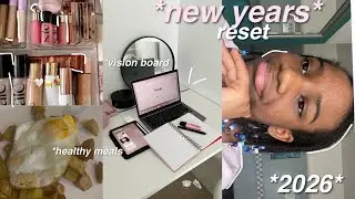 NEW YEAR 2026 RESET| studying, organising, healthy meals 🌟💗