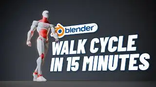 Create a Walk Cycle animation in Blender