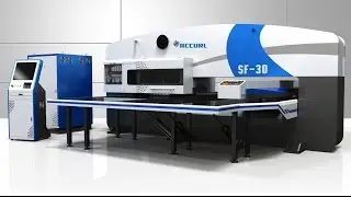 ACCURL SF-1250x2500mm Hydraulic CNC Punch Press | Turret Punching Machine | Turret Punch Machine