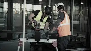 Complete rope access equipment at urban complex