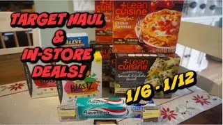 TARGET HAUL W/ IN-STORE DEALS! | 1/6 - 1/12