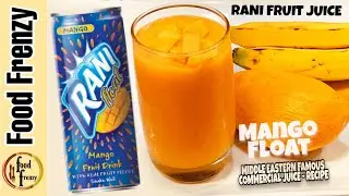 Rani Juice Mango Fruit Float Drink - Mango Juice - Rani Juice - Middle East Famous Commercial Juice
