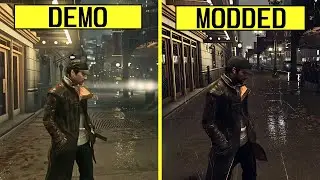 Watch Dogs E3 2012 Demo vs Retail Modded ( E3 2012 Reimagining Mod) PC RTX 4080 Graphics Comparison