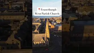 📍Fraserburgh West Parish Church #fyp #scotland #viral #dji #drone