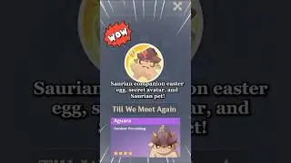 Saurian companion easter egg, secret avatar, and Saurian pet!