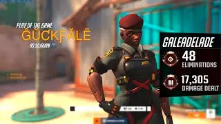 GALE CARRY SOJOURN - 48 ELIMS! POTG! [ OVERWATCH 2 TOP 500 SEASON 6 ]