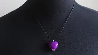 Easy Waxed Cord Necklace Tutorial