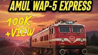 Amul WAP5  EXPRESS | train game | Train Simulator Railworks | Game verse