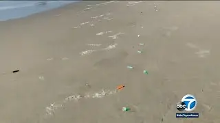 Venice beach closed after needles wash up near pier | ABC7