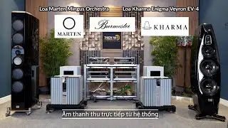 Loa Marten Mingus Orchestra + Kharma Enigma Veyron EV-4 Tham Chiếu Siêu Phẩm Ultra-Hiend Burmester