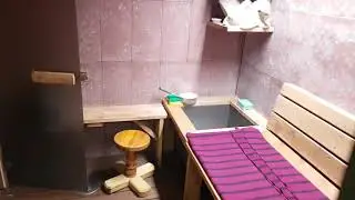 Первый строительный опыт. ( баня с арболита в -26 мороза )
