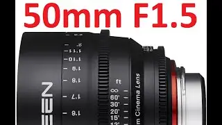 Xeen XN50-C 50mm T1.5 - specs