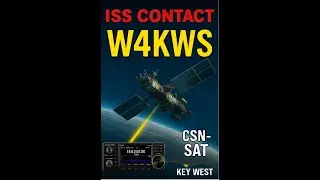 🚀 W4KWS Contacts KV4I on the ISS Using Icom IC-9700 & CSN Sat Box 📡 Ham Radio on a Vertical Antenna!