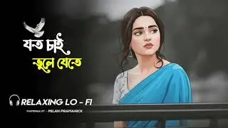 যতো চাই ভুলে যেতে | Aina mon bhanga aina | Relaxing Lo - Fi