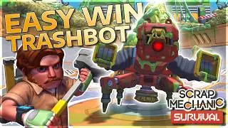EASIEST Way to Beat Trashbot in Scrap Mechanic Chapter 2 (Tutorial)