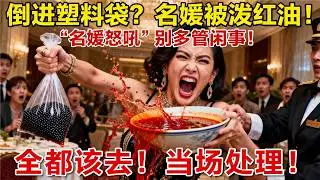 16名贪官情妇把瑞士酒店鱼子酱装进塑料袋，经理劝阻被泼麻辣烫！警察一查全是洗钱逃犯，当场没收10个爱马仕，3年牢饭加遣返！