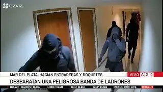🚨 MAR DEL PLATA: CAY&Oacute; UNA BANDA QUE HAC&Iacute;A ENTRADERAS CON BOQUETES