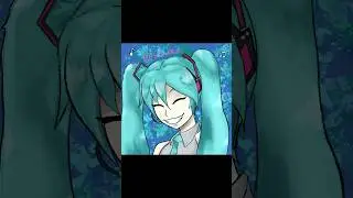 Drawing Hatsune Miku! (Suggested drawings part 59) #shorts #hatsunemiku #speedart #artdrawing
