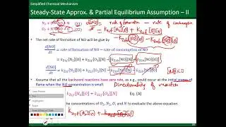 Simplifying Assumption to Reduce a Chemical Mechanism
