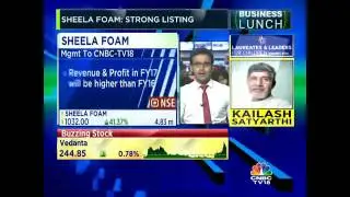Sheela Foam Receives Strong Listing On The Exchanges