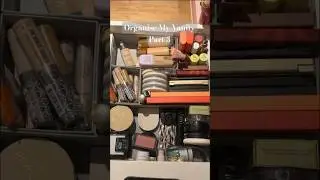Organise my vanity with me part l#asmr#vanity#cleaningasmr #makeup #organization #organize #cleaning