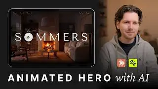 Design an Animated Website Hero with AI - Claude & Higgsfield