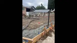 Showcasing Rebar and Layout for ADU Foundation Before Concrete Pour