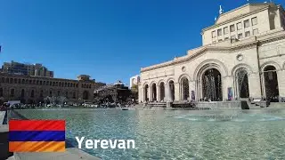 Visit Yerevan , Ереван, Republic Square, Armenia. 4K 60fps